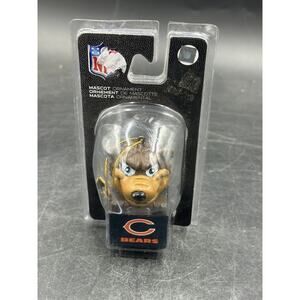 Chicago Bears NFL Hanging Resin Mascot Ornamment 3 1/2", New In Package